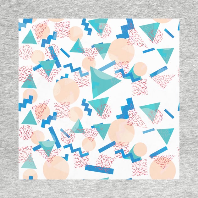 90's Pastel Geometric Pattern by Tobe_Fonseca